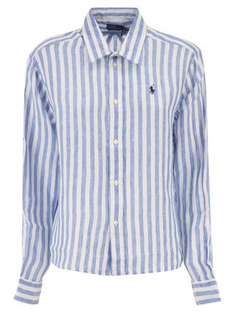Polo Ralph Lauren Short, Loose Fitting Linen Shirt