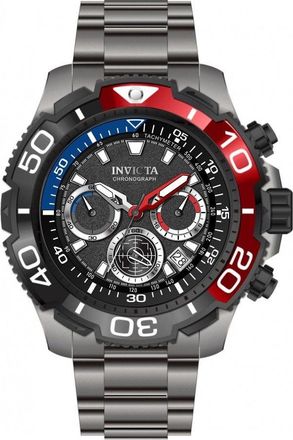 Invicta Mens TI-22 48mm Silver Tone Quartz Watch