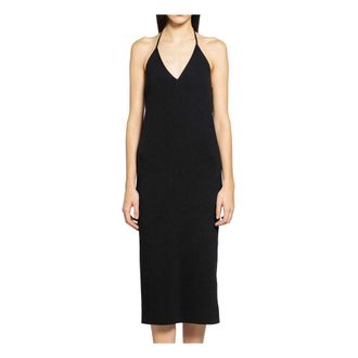 Jil Sander Midi Dresses, female, Black, S, Slvs Dress