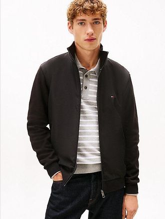 Tommy Hilfiger Intechno Knit Flag Embroidery Zip-Thru Jumper