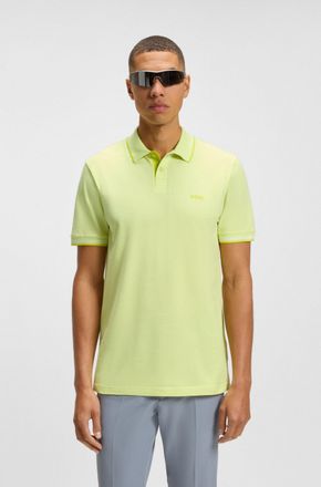 Boss Green by Hugo Boss Poloshirt BOSS GREEN Paul, Herren, Gr. 3XL, gr&uuml;n (light, pastel gr&uuml;n337), Jersey, Obermaterial: 92% Baumwolle, 8% Elasthan, slim fit, hoch geschlossen