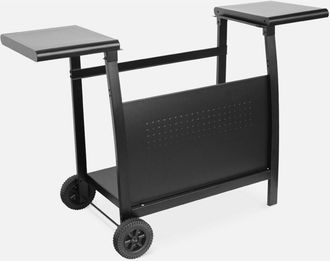 Sweeek Carrello piastra 3 bruciatori acciaio