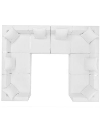 ModWay Saybrook Outdoor Patio Upholstered 8-Piece Sectional Sofa