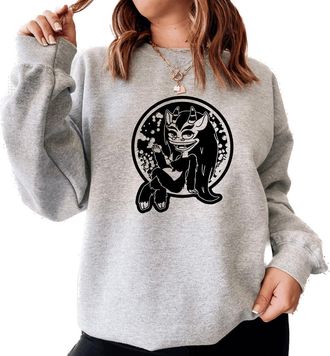 Generic Big mouth Connie Sweatshirt (as8, alpha, s, regular, regular, Black)