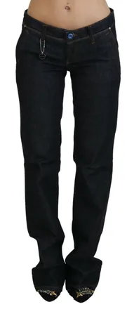 Costume National Low Waist Straight Pants Womens Jeans