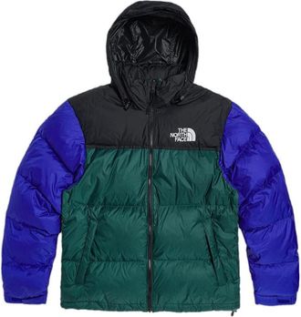The North Face 1996 Retro Nuptse 700 Fill Packable Jacket Orange Blue Green NF0A3C8D-8W1
