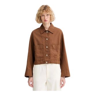Marc O'Polo Donna, Giacche, Marrone, L, new
