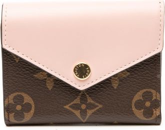 Louis Vuitton Brown Rose Ballerine Pvc Leather Wallet (Tri-Fold) (Pre-Owned)