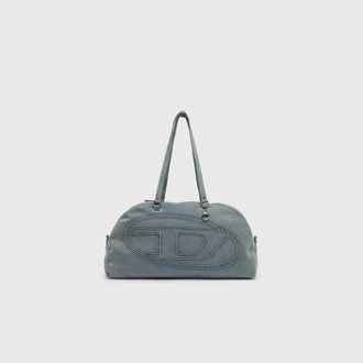 Diesel 1DR Dome-Duffle bag in denim with Oval D logo - Travel Bags - Unisex - Blue