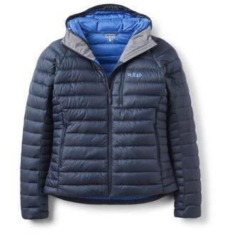 RAB Microlight Alpine Hoody Daunenjacke f&uuml;r Damen | blau