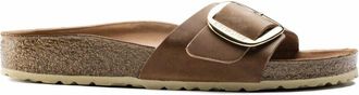 Birkenstock Madrid Big Buckle Narrow Fit - Dames - Sandalen - Bruin - 36 EU - Leer - Schoenen