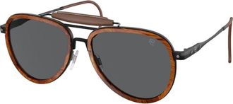 Ralph Lauren RL7080Q THE ROADSTER 9304B1 Mens Sunglasses Brown Size 58
