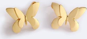 Emma Pills Floating Butterfly Studs in Gold at Nordstrom