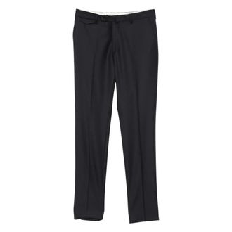 Tagliatore Broeken, Heren, Blauw, 2Xl, Broek met riemlussen