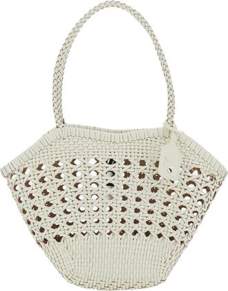 Osoi Lip Schoudertas - Dames - Handtassen - Wit - ONE Size - Leer - Tassen