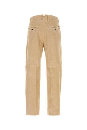Dsquared2 Mens Beige Stretch Corduroy Pant Deserttan Co Ea Pantaloni