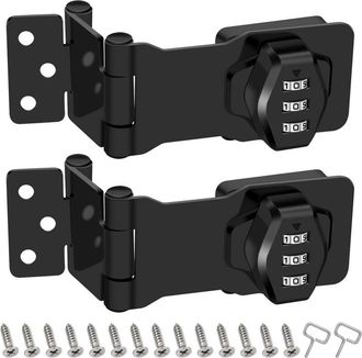 OEM Set Di 2 Serrature A Combinazione Rotante, Serrature Pieghevoli In Acciaio Inox 304 Per Cassetti, Armadi, Porte, Porte A Battente, Per Uso Esterno (ne