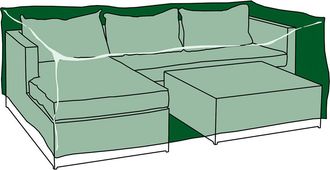 OEM Funda Mueble Poliestireno Conjunto Jordan 213x132x74 Marca Altadex