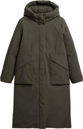 Elvine Naila Mantel für Damen | braun/oliv