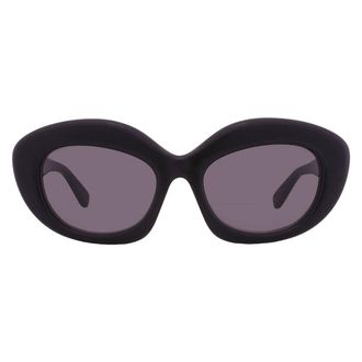 Loewe CURVY Smoke Cat Eye Ladies Sunglasses LW40153F 01A 54
