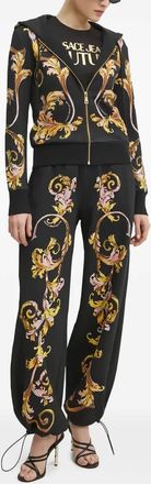 Versace Jeans Couture Outline Barocco hoodie - Black