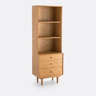 La Redoute Interieurs Vintage boekenkast, 3 nissen en 3 lades, Quilda