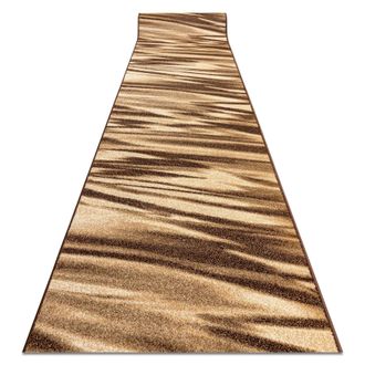 RugsX RugsX Heat-Set Fryz Runner in Brown | Size: 100 cm x 330 cm