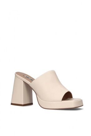 Bibi Lou Heeled Sandals In Off White