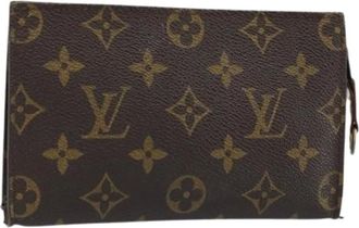 Louis Vuitton Pre-owned Clutches, female, Brown, Size: ONE SIZE Pre-owned Vintage Monogram Accessory Pouch