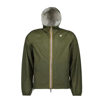 K-Way Omkeerbare Eco-jas voor mannen - Heren - Zomerjassen - Groen - XL - Nylon - Jassen