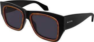 Alaia AA0090S 004 Womens Sunglasses Black Size 55