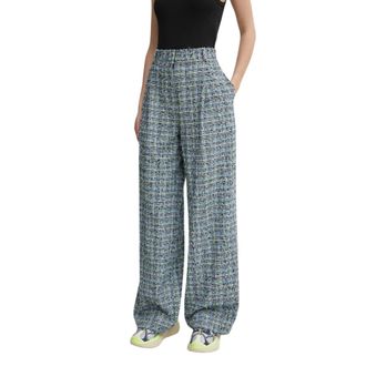 Stine Goya Broeken, Dames, Blauw, M, Katoen, Jesabelle Tailored Broeken