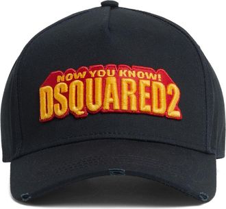 Dsquared2 Cappello da baseball con ricamo - Nero