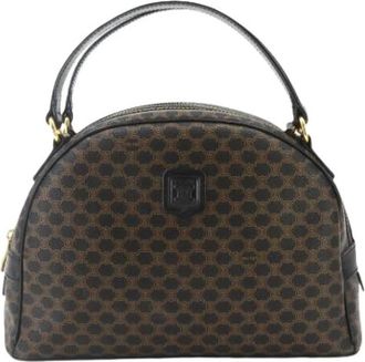 Celine Pre-owned Macadam Handbag - Dames - Vintage Handtas - Bruin - ONE Size - Leer - Vintage
