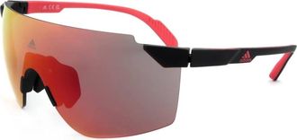 adidas Gespiegelde zonnebril in mat zwart - unisex - Zonnebrillen - Zwart - ONE Size - Accessoires