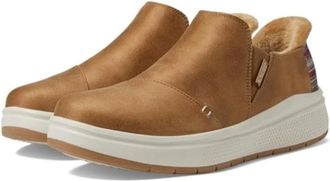 Skechers Womens Skechers Cute Wave - Stay Snug Chestnut Slip-On Comfort Shoes NIN1352