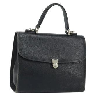 Burberry Pre-owned Handtas - Dames - Vintage Handtas - Zwart - ONE Size - Leer - Vintage