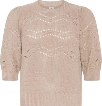 Skovhuus Dames, Truien, Beige, Maat: 2XL