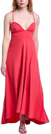 Susana Monaco Susana Monaco Sweetheart String High-Low Maxi Dress
