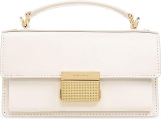 Golden Goose Venezia Small Structured Gold Clasp Handbag