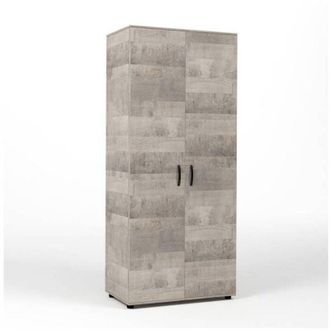 OEM Kit Armadio 2 Ante 80x52x205 Cm Rovere Plat.k355