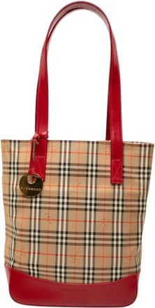 Burberry Pre-owned Tote Bags, female, Multicolor, Size: ONE SIZE Pre-owned Stylish Tote Bag