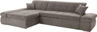 Domo Collection Ecksofa »NMoric XXL, B/T/H: 300/172/80cm, L-Form« wahlweise mit Bettfunktion und Armlehnverstellung
