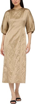 Lafayette 148 New York Short Balloon Sleeve Dress