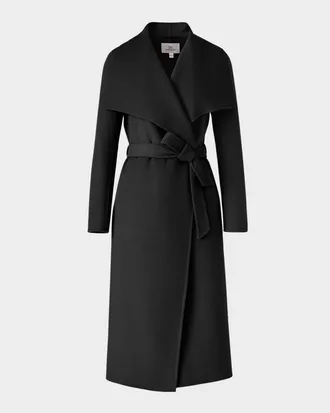 Soia & Kyo Britta-U Wool Wrap Coat