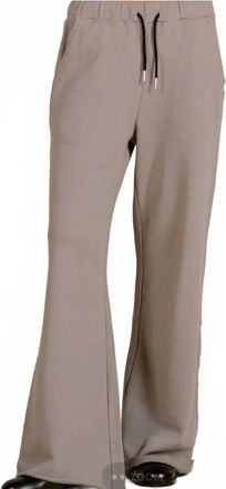 Elan Fleet Pant In Taupe Black