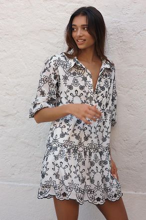 Maeve The Bettina Tiered Shirt Dress by Maeve