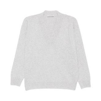 Le Tricot Perugia Jersey de cachemira - Knitwear - Mujer - Gris - S
