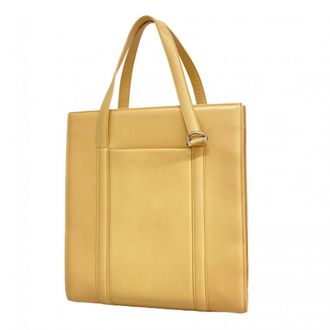 Cartier Beige Leather Tote Bag (Pre-Owned)
