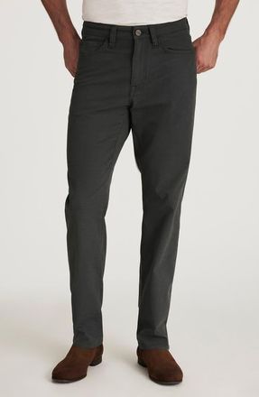 34 Heritage Courage Straight Leg CoolMax Twill Pants in Nickel Coolmax at Nordstrom, Size 35 X 32